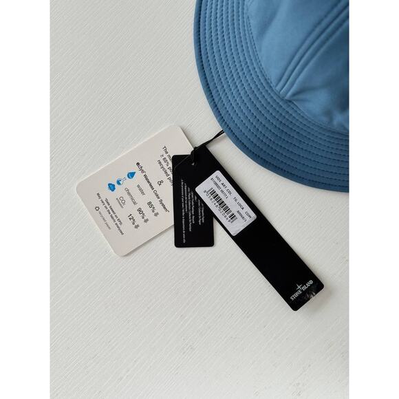 NWT Stone Island Bucket Hat Fleece Water-Resistant Nylon - Picture 8 of 10